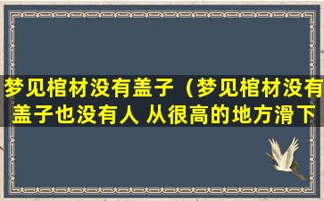 梦见棺材没有盖子（梦见棺材没有盖子也没有人 从很高的地方滑下去）